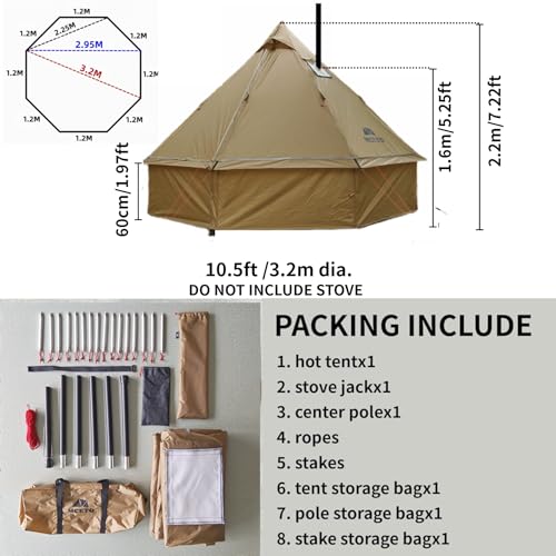 Danchel Outdoor Tienda 4 Temporadas 1-3 Personas miniatura 5