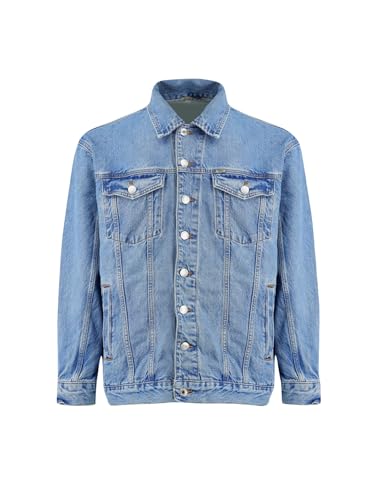 LTB Andreas veste en jean homme bleu regular blouson denim classique boutons