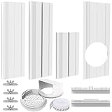Portable Air conditioner Window Vent Seal Kit with Universal Coupler Fit for 5.1
