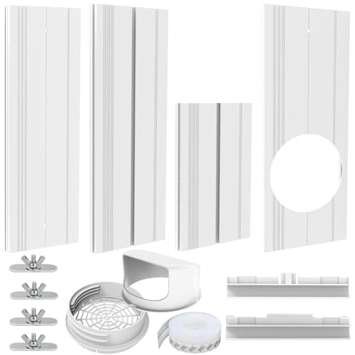 Portable Air conditioner Window Vent Seal Kit with Universal Coupler Fit for 5.1