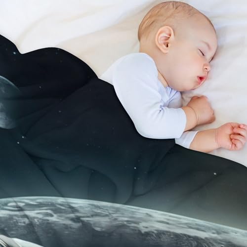 Manta de franela de astronauta abrigo cálido contra el frío en casa 4