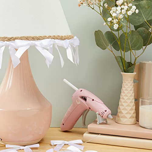 100 Pack White Twist Tie Bows For Crafts, Pre-Tied Satin Ribbon For Gift Wrap Bags, Party Favors, Baked Goods (2.5 X 3 In) #TOP2