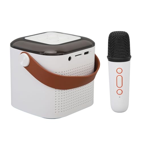 Máquina de karaokê, Alto-falante Portátil de karaokê Bluetooth para Adultos e Adolescentes, Com 1 Mi