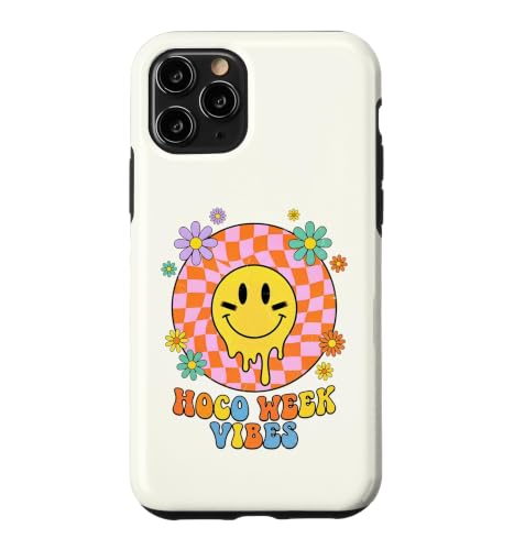 HOCO Week Vibes Drippy Smile Eye Paint Wavy Retro Homecoming Case for iPhone 11 Pro