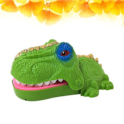 Toyvian Dentes de Dinossauro Jogo de Brinquedo Dentista de Dinossauro Mordendo Dedo Jogo de Tubarão
