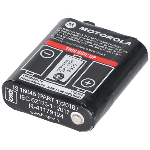 Motorola PMNN4477AR Batterie d'origine pour Moteur TLKRT-62/82/92 Ni-Mh 800 mAh