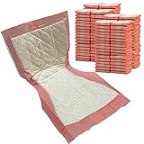 Vakly Hospital Style Extra Large Contoured Postpartum Pad Liners Super-Absorbent 7" Wide X 14" Long - Maternity Peri Pads for Overnight Post Birth Leak Protection - Incontinence Liners 7x14 inches