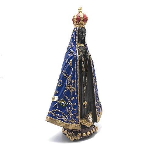 Imagem Nossa Senhora Aparecida Resina Maciça Grande 33 cm