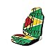 Produktbild Sobre-mesa Guyana Flag Word Sitzbezug Set Passend für die meisten Geländewagen PKW Van Limousine 1Pcs / 2Pcs