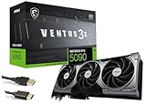 msi Ventus 3X GeForce RTX 5090 OC Edition 32 GB GDDR7, PCI Express Gen 5, Core Clocks Extreme: 2452 MHz, CUDA CORES 21760 Units, Memory Speed 28 Gbps, Bundle with HDMI Cable