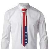 Oudrspo Cravate homme drapeau am�ricain et fran�ais - Tissu de qualit� sup�rieure, id�ale pour les affaires, les c�r�monies, les mariages, le bureau et les f�tes.