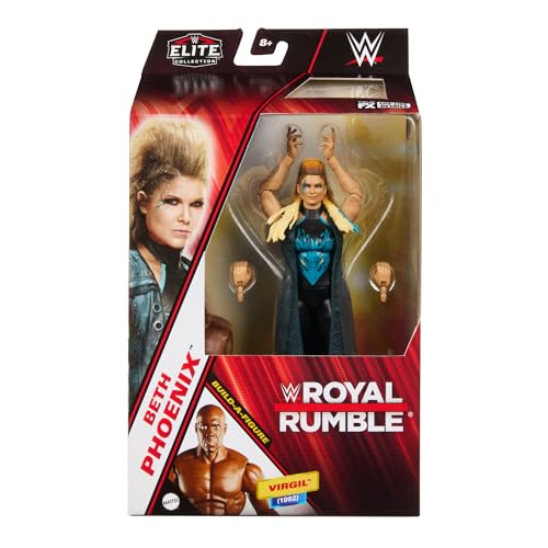 Mattel WWE Figurine Articulée Élite Beth Phoenix Royal Rumble Avec Accessoires Emblématiques Et Éléments Pour Figurine Virgil Technologie Truefx À Collectionner Jouet Enfant Dès HVF81 - vue 2