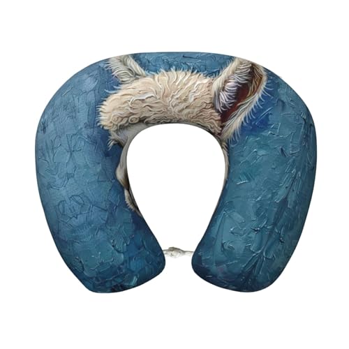 Almohada de Viscoelástica en Forma de U para Viaje miniatura 1