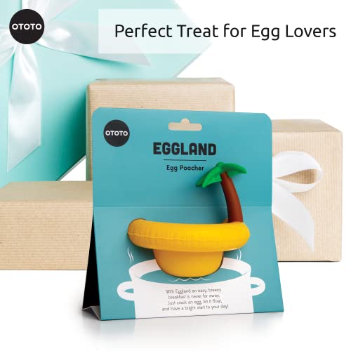 New!!! Eggland Egg Poacher By Ototo - Poached Egg Silicone Egg Cooker - Paradise Island Cooking Gifts - Egg Silicone Poacher For Cooking Eggs, Perfect Egg Maker Kitchen Gadgets & Kitchen Accessories #TOP5