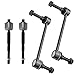 Detroit Axle - 10pc Front End Kit for Mercedes-Benz ML350 GL450 GL550 GL350 ML320 ML500 GL320 ML550 ML450, ML63 AMG, 2 Upper Control Arms 2 Sway Bars 2 Lower Ball Joints 4 Inner Outer Tie Rods