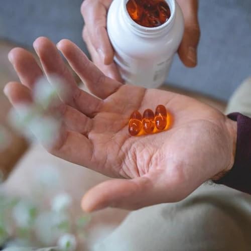 marine omega omega-3 fatty acids amp krill oil supplement 1200mg dha amp epa per serving 120 softgels supports heart brain joint amp overall health