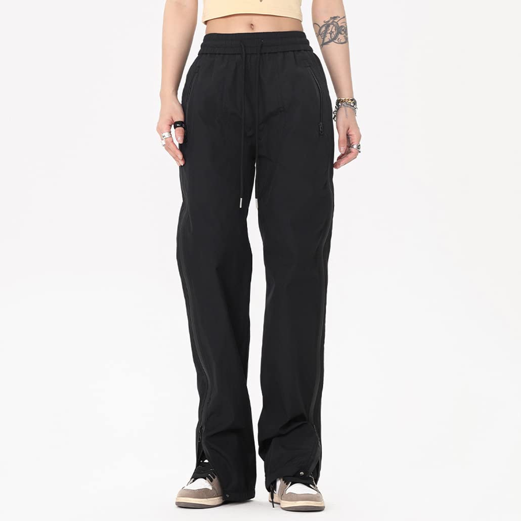 Pantaloni Sportivi da Donna Pantaloni Estivi con Coulisse A Vita Alta Pantaloni Palazzo Casual Larghi