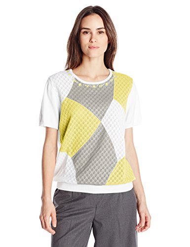 Alfred Dunner Women's Colorblock Sweater