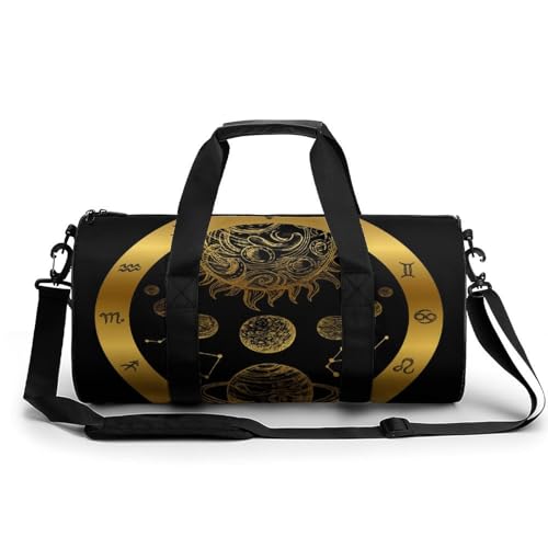 Sac week-end Planète Zodiac en or pour organiser facilement toutes vos affaires