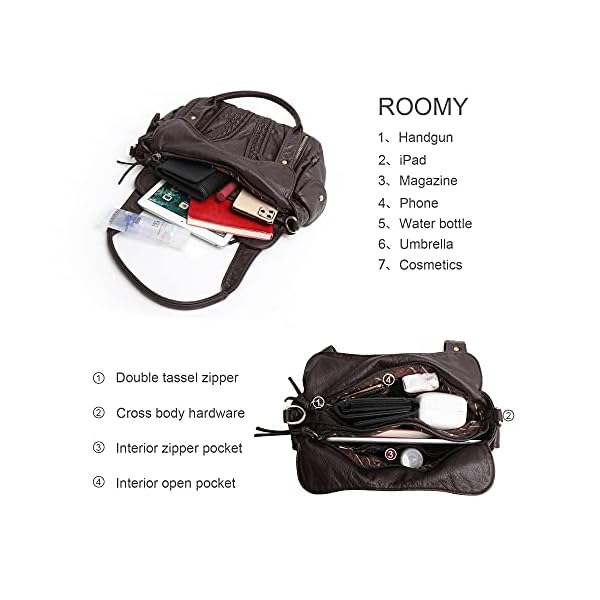 Montana-West-Shoulder-Bag-Concealed-Carry-Purses-and-Handbags-For-Women-Leather-Crossbody-Bags Montana West Washed Leather Shoulder Bag Coffee MBB-MWC-019CF