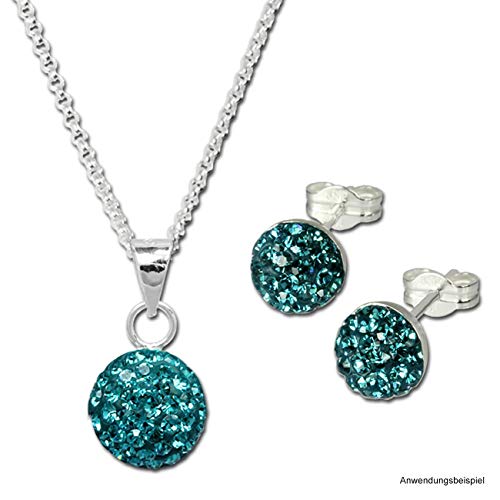 SilberDream poposh ciondolo rotondo in argento