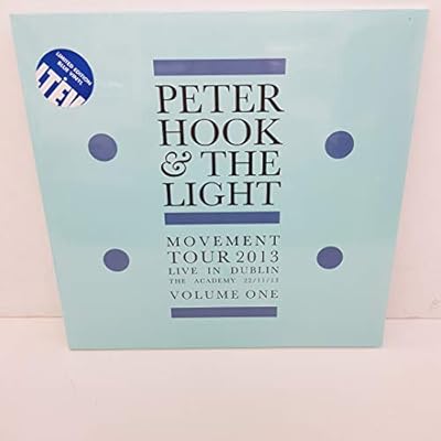 PETER HOOK & THE LIGHT - Movement Tour 2013 Live In Dublin The Academy 22/11/13 Volume One, 12 inch LP, limited edition. LETV551LP, blue vinyl.