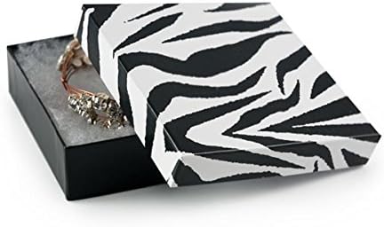 Zebra Print Jewelry Box #33 (Package of 20)