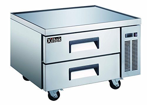 Xiltek Commercial 36" 2 Drawer Stainless Steel Refrigerated Chef Base