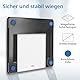 ADE Digitale Körperfettwaage Ines bis 200 kg | Personenwaage mit Körperfettanalyse, BMI, Muskelmasse, Körperwasser, Gewicht, BMR | Körperwaage mit Benutzererkennung | schwarz