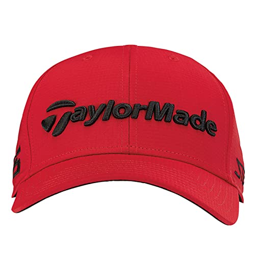 Taylormade Golf Standard Tour Radar Hat, Red, Medium #TOP2