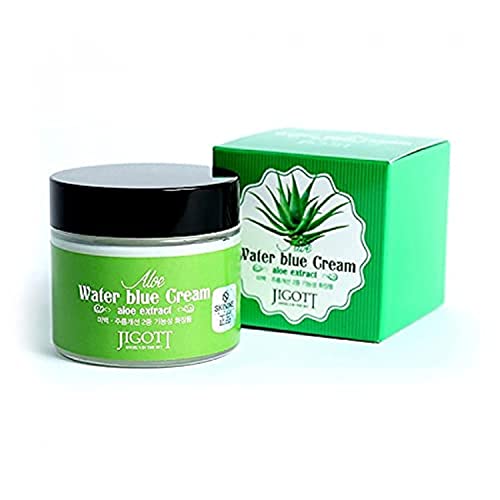 Jigott Water Bleu Creme Extracto De Aloe Tarro Tarro 100 ml, Gesichtspflege für den täglichen Gebrauch