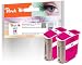 Produktbild Peach Doppelpack Tintenpatronen magenta kompatibel zu HP No. 82, C4912A