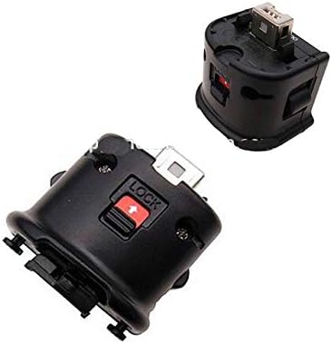 Althemax Wii Motionplus Motion Plus & Skin For Wii Remote Black for Nintendo Wii / Wii mini / Wii U Multi Color (Motion Plus Attachment, Black)