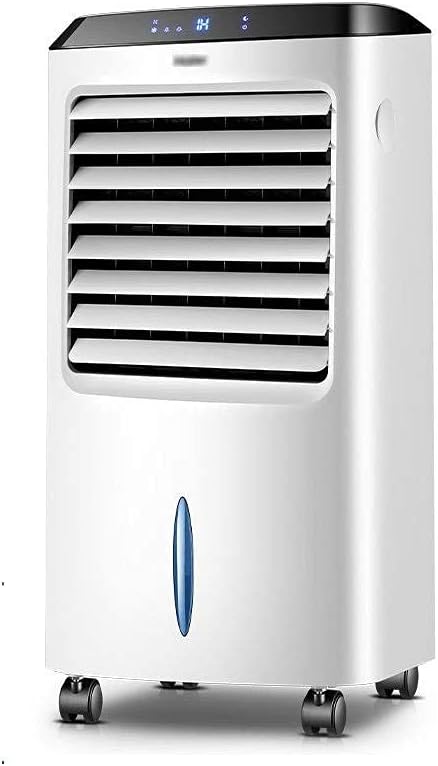 Evaporative Coolers Air Conditioning Fan Cooling Fan Plus Water Cooler Household Dormitory Mobile Small Air Conditioner Humidification and Refrigeration Negative Ion Purification 10 Liters L