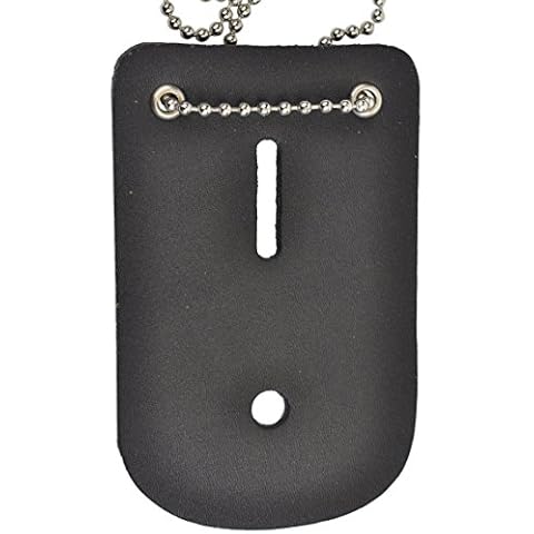 Tactical 365 Operation First Response Leather Law Enforcement Neck Chain Badge Holder Cover