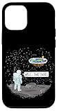 Funny Flat Earth Astronaut - Ice Wall - Firmament Case for iPhone 12/12 Pro
