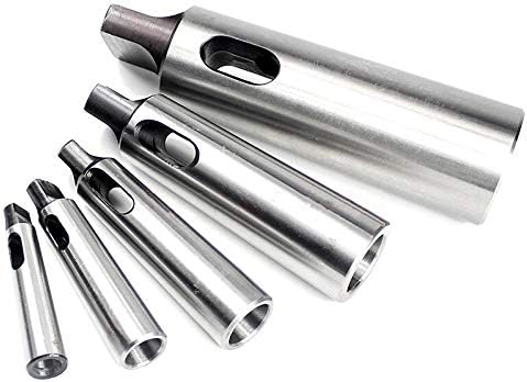 Spindle Arbor Morse Taper Drill Sleeve Reducing Adapter Sliver Reduction Drill Sleeve for Lathe Milling Machine MT5-MT4