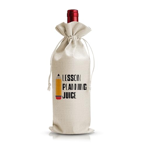 Teacher Gifts Wine Bag，End of Year Teacher Appreciation Gifts for Women