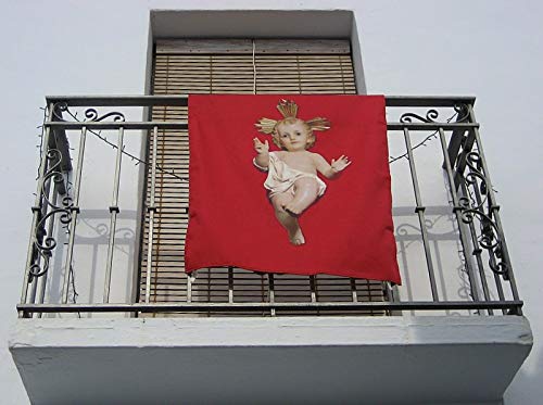 Miniatura 4 de Durabol Bandera Dios Ha Nacido Colgadura Para Navidad Del Niño Jesus 68 X 98 Cm