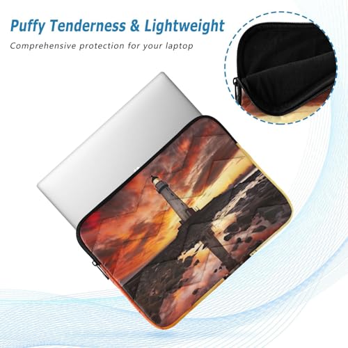Funda para laptop 13-14 pulgadas patrón Lighthouse resistente al agua miniatura 5