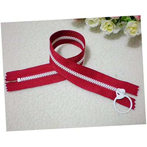 CRAFTHROU 20 Pçs Resina Cor Contraste Zíper Jaqueta Branca Mini Acessórios Acabamento Casaco Zíper D