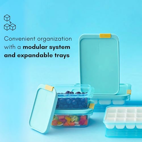 Image of LocknLock Freezer Fit 750 ml Container | Airtight Stackable Food Storage for Meal Prep | Microwave & Dishwasher Safe | BPA Free Freezer Container with Lid