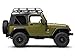 Barricade Roof Rack Basket; Textured Black Compatible for 87-06 Jeep Wrangler YJ & TJ