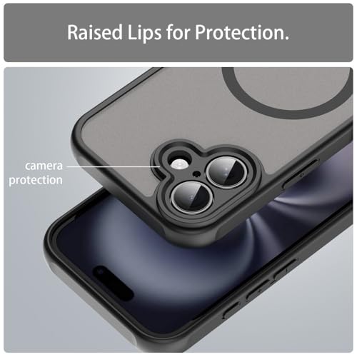 Coque mate pour iPhone 16 Pro Max violette rigide antichoc - 5