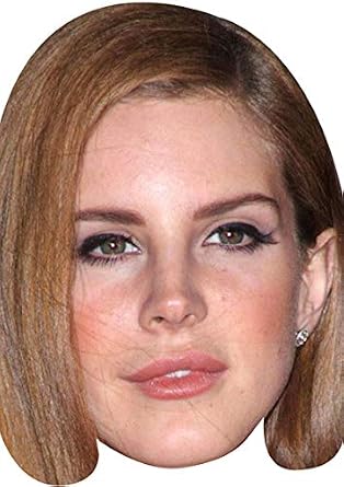 FoxyPrinting Lana Del Rey Movie 2018 Celebrity Cardboard Party Face Mask Fancy Dress