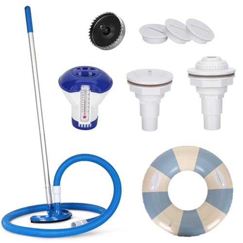 JOYTRADE Stock Tank Pool Starter Kit (Standard-Filter Pump Not Included)