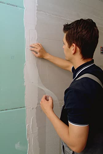 Knauf EASY-TAPE Fugendeckband zum Stabilisieren und Verspachteln von Fugen & Glasfaser-Fugendeckstreifen zum lückenlosen Verspachteln von Fugen