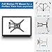 Mount-It! TV Mount with Shelf | Full Motion TV Wall Mount with Floating Entertainment Shelf for Cable Box, DVR | Single Stud Installation | Fits Televisions Up to 55 Inches, VESA 75x75mm to 400x400mm
