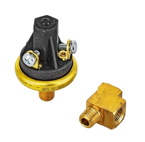 JEGS Fuel Pressure Safety Switch | Preset to 30 PSI | 1/8 � NPT Male Thread | Normally Open | Recommended for All Nitrous Applications | Two Post Connection