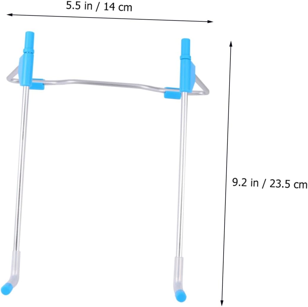 Blue Foldable Aluminum Laptop Stand, Adjustable Cooling Rack image 2